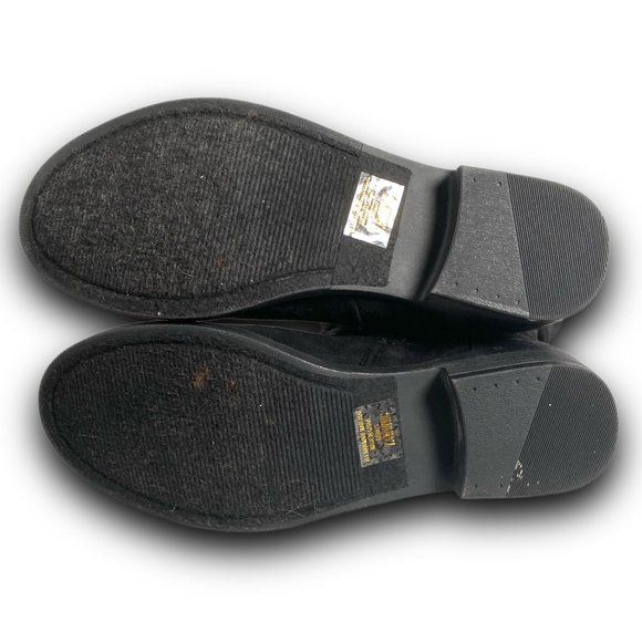 Unr8ted, Darius, Black Knee High Boot, Wide Calf, Round Toe, Buckle, Size 7.5 W - Picture 9 of 15